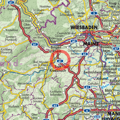 Landkarte Zotzenheim