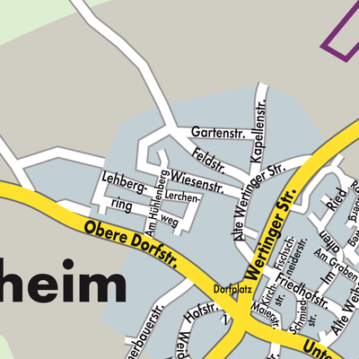 Stadtplan Zusamaltheim