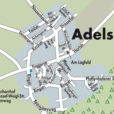 Stadtplan Adelshofen