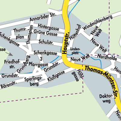 Stadtplan Ahlsdorf