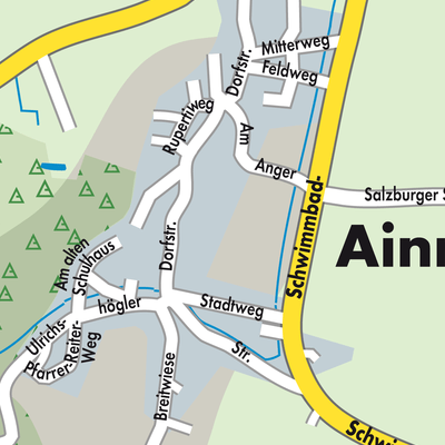 Stadtplan Ainring
