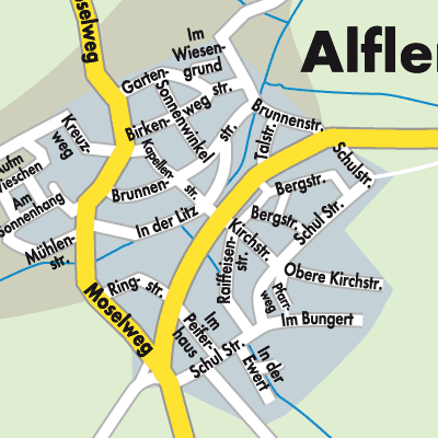 Stadtplan Alflen
