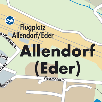 Stadtplan Allendorf (Eder)