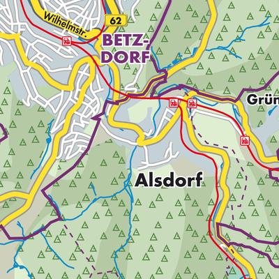 Übersichtsplan Alsdorf