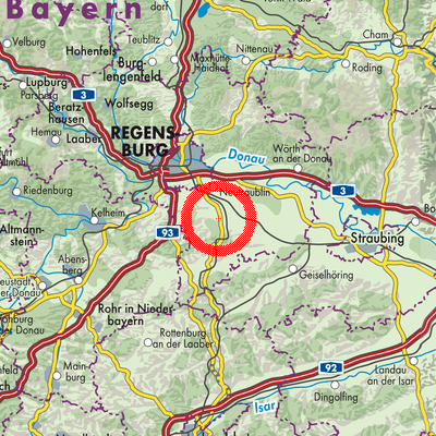 Landkarte Alteglofsheim