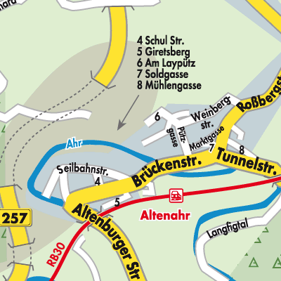 Stadtplan Altenahr