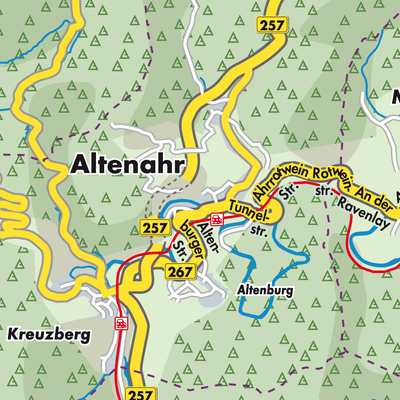 Übersichtsplan Altenahr