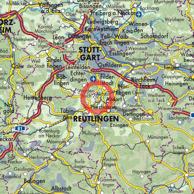 Landkarte Altenriet