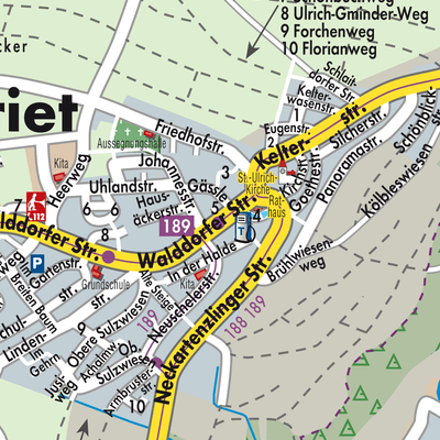 Stadtplan Altenriet
