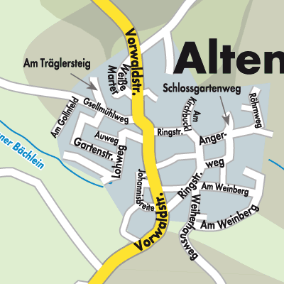 Stadtplan Altenthann