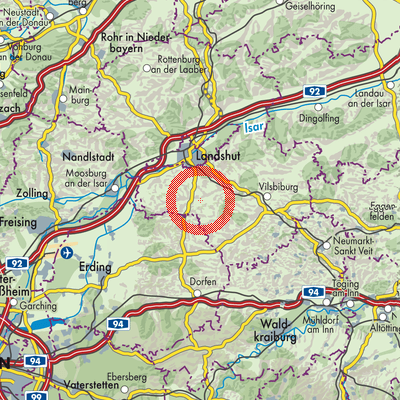Landkarte Altfraunhofen