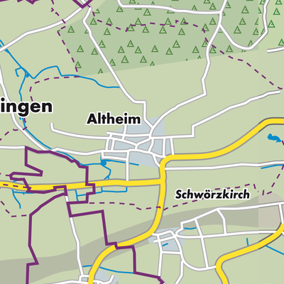 Übersichtsplan Altheim