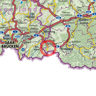 Landkarte Althornbach