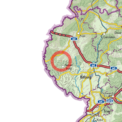 Landkarte Ammeldingen bei Neuerburg