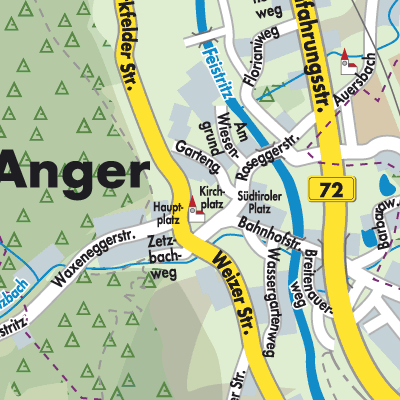 Stadtplan Anger