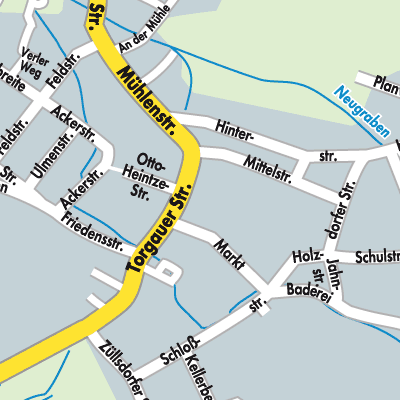 Stadtplan Annaburg