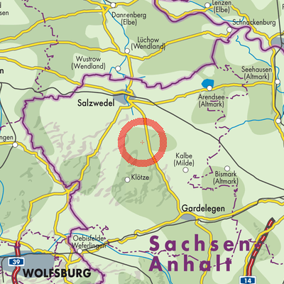 Landkarte Apenburg-Winterfeld