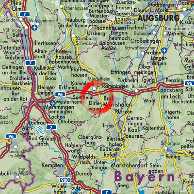 Landkarte Apfeltrach