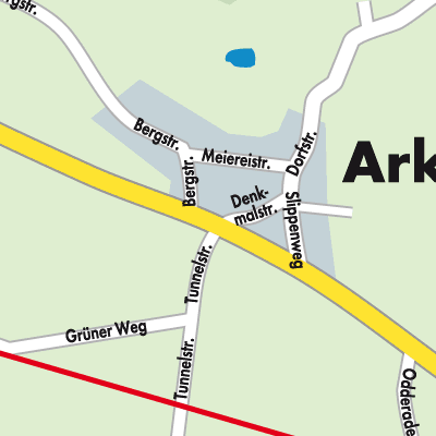 Stadtplan Arkebek