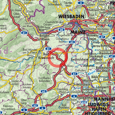 Landkarte Armsheim
