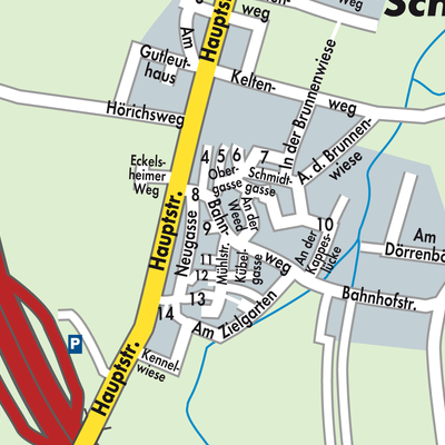 Stadtplan Armsheim