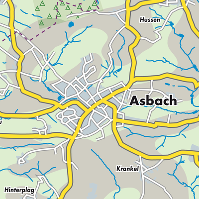 Übersichtsplan Asbach