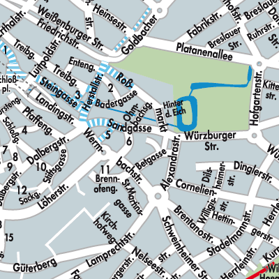 Stadtplan Aschaffenburg