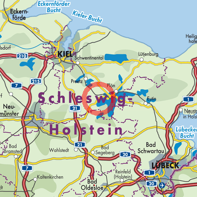 Landkarte Ascheberg