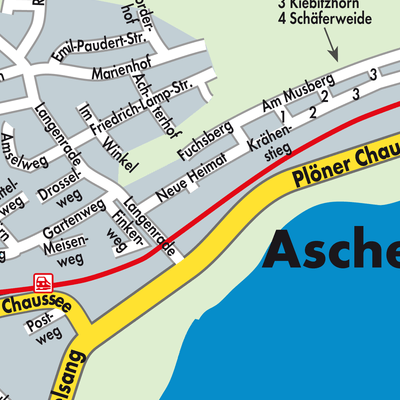Stadtplan Ascheberg