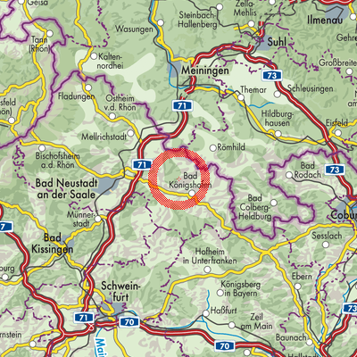 Landkarte Aubstadt