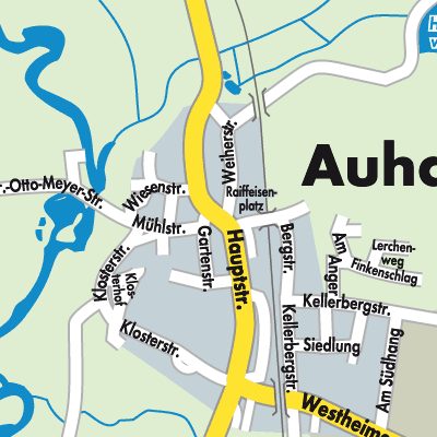 Stadtplan Auhausen