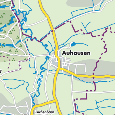 Übersichtsplan Auhausen