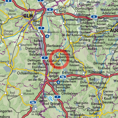 Landkarte Babenhausen