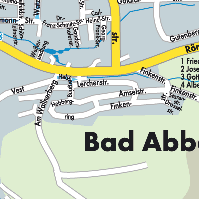 Stadtplan Bad Abbach
