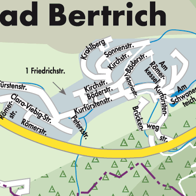 Stadtplan Bad Bertrich