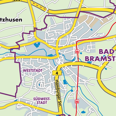 Übersichtsplan Bad Bramstedt