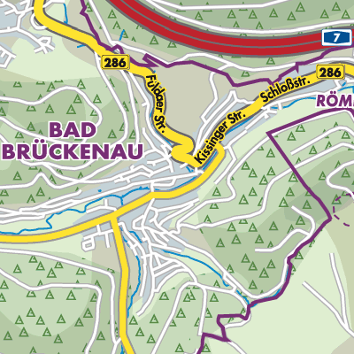 Übersichtsplan Bad Brückenau