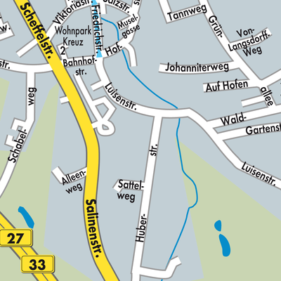 Stadtplan Bad Dürrheim