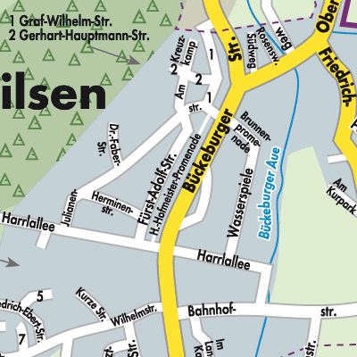 Stadtplan Bad Eilsen