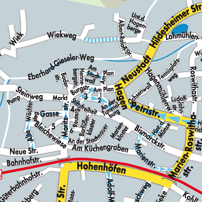 Stadtplan Bad Gandersheim