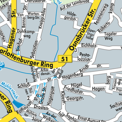 Stadtplan Bad Iburg