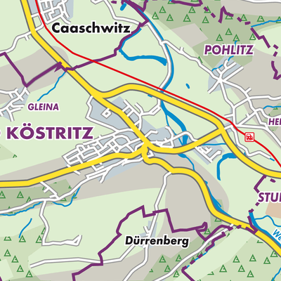 Übersichtsplan Bad Köstritz