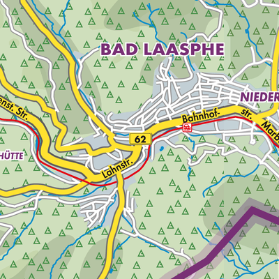 Übersichtsplan Bad Laasphe