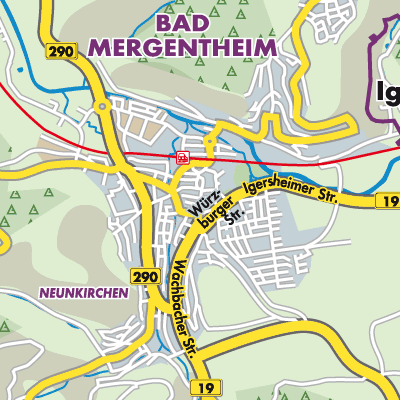 Übersichtsplan Bad Mergentheim