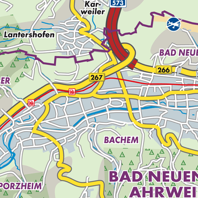 Übersichtsplan Bad Neuenahr-Ahrweiler