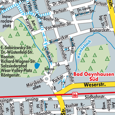 Stadtplan Bad Oeynhausen
