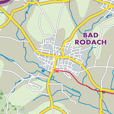 Übersichtsplan Bad Rodach