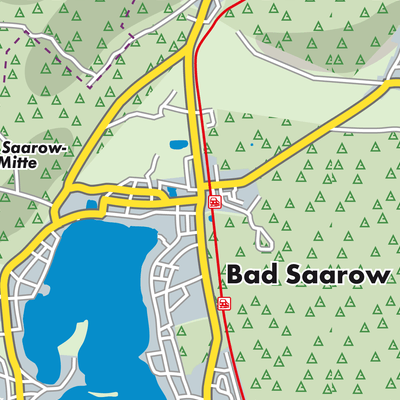 Übersichtsplan Bad Saarow