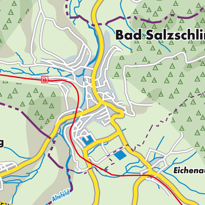 Übersichtsplan Bad Salzschlirf