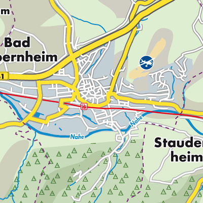 Übersichtsplan Bad Sobernheim